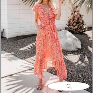 Vici Kissed by the Sun Hi low dress